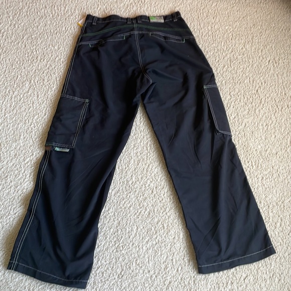 Vintage Kik Wear Hydraulics Get Lifted Baggy Y2K 90’s Black Cargo Pants - Picture 4 of 4